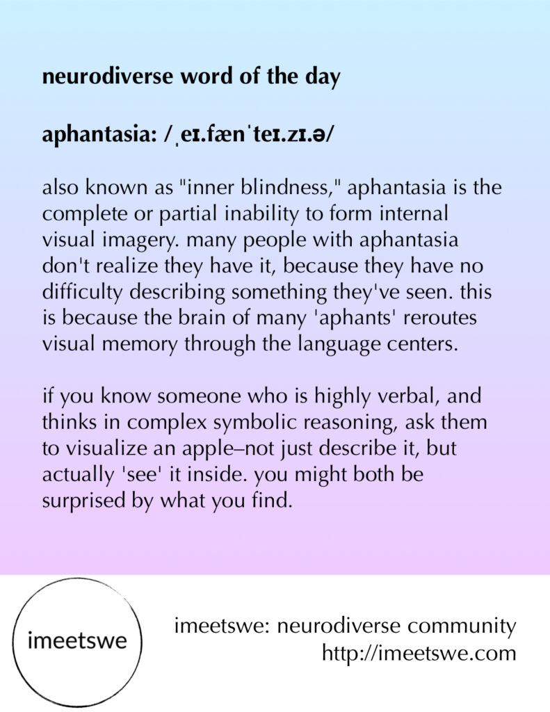 aphantasia 